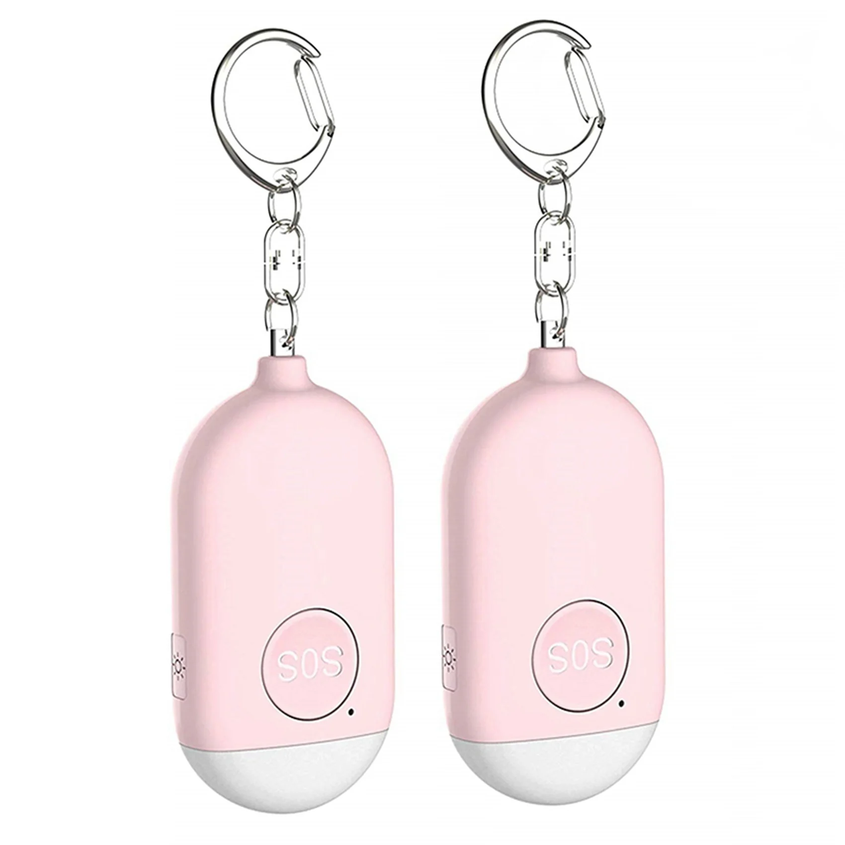 2X Personal Alarm Rechargeable Emergency Self Defense SOS Alert Rape Whistle Safety Siren For Women Kids Elders-Y41A