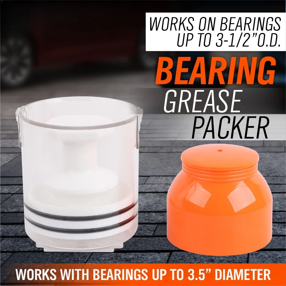 Bearing Grease Packer, Portable Bearing Greasing Tool for Bearings Up to 3.5 Inch OD