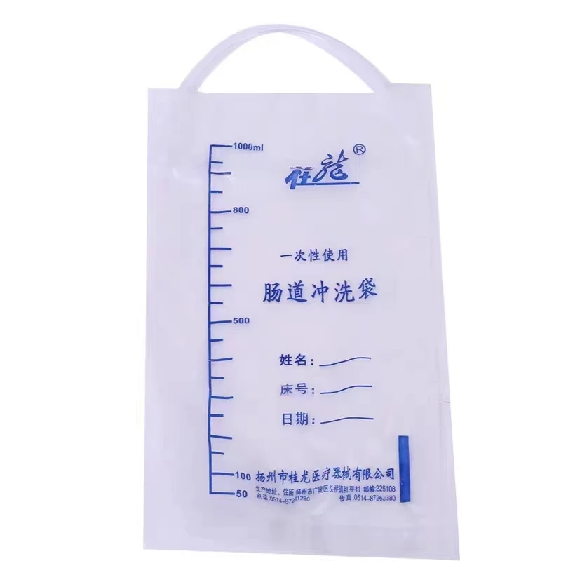 20pcs Medical Disposable enema bag intestinal wash bags household coffee enema detox spa pass constipation