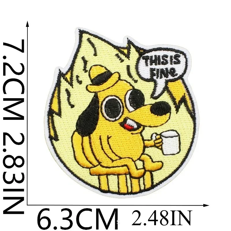 Can Embroidery Cloth Sticker Cute Kitten Patch Sticker Bag Decoration Pink Book Embroidery Chapter Boy Ironing Wholesale