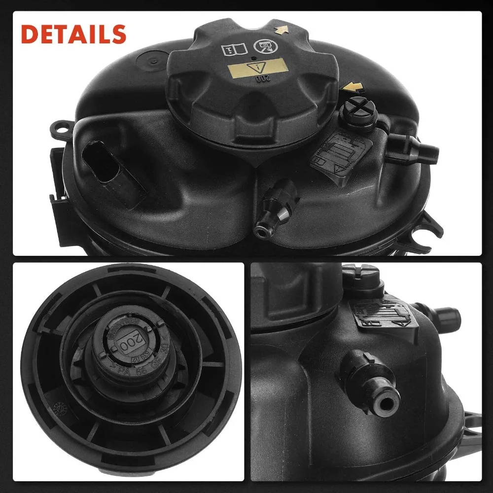 Engine Coolant Expansion Tank w/Cap fit for BMW 330i 330e 430i M340i M440i xDrive Z4-17138610652/ 17138665638