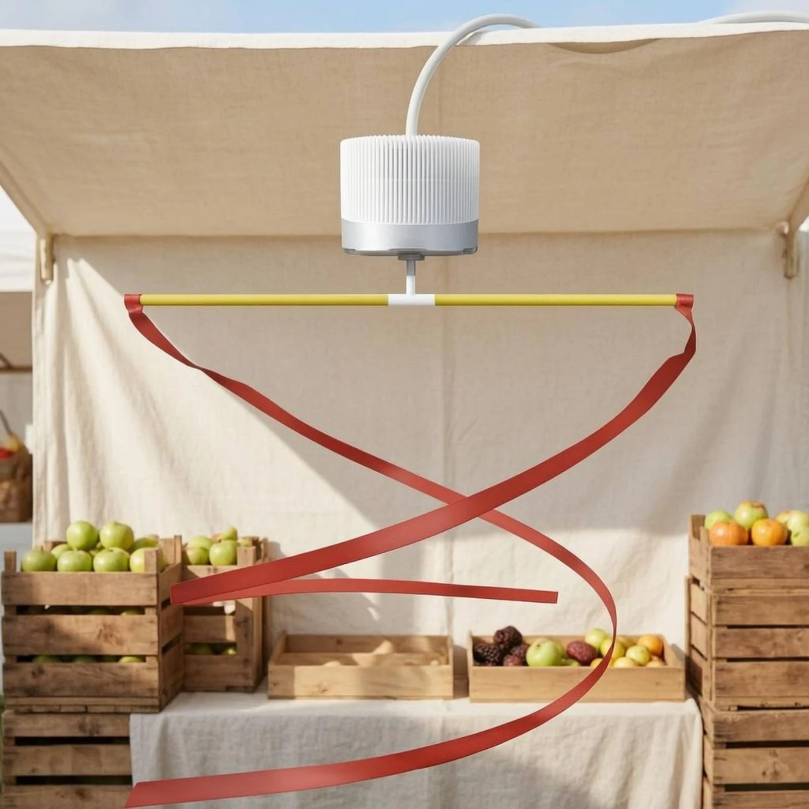 Universal Serial Bus Powered Fly Fan Wide Coverage Food Protector Fan Hanging Bladeless Design Device for Caterers