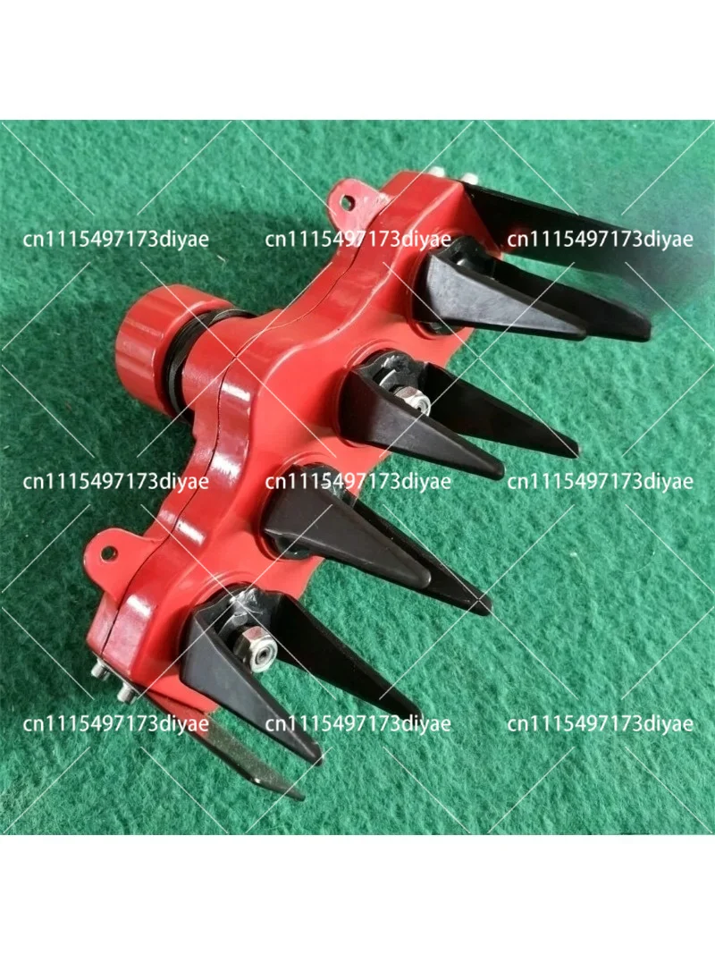 Aluminum Alloy Universal Tiller Weeder Attachment Brush Cutter Grass Trimmer 4 Blades Hoeing Tool