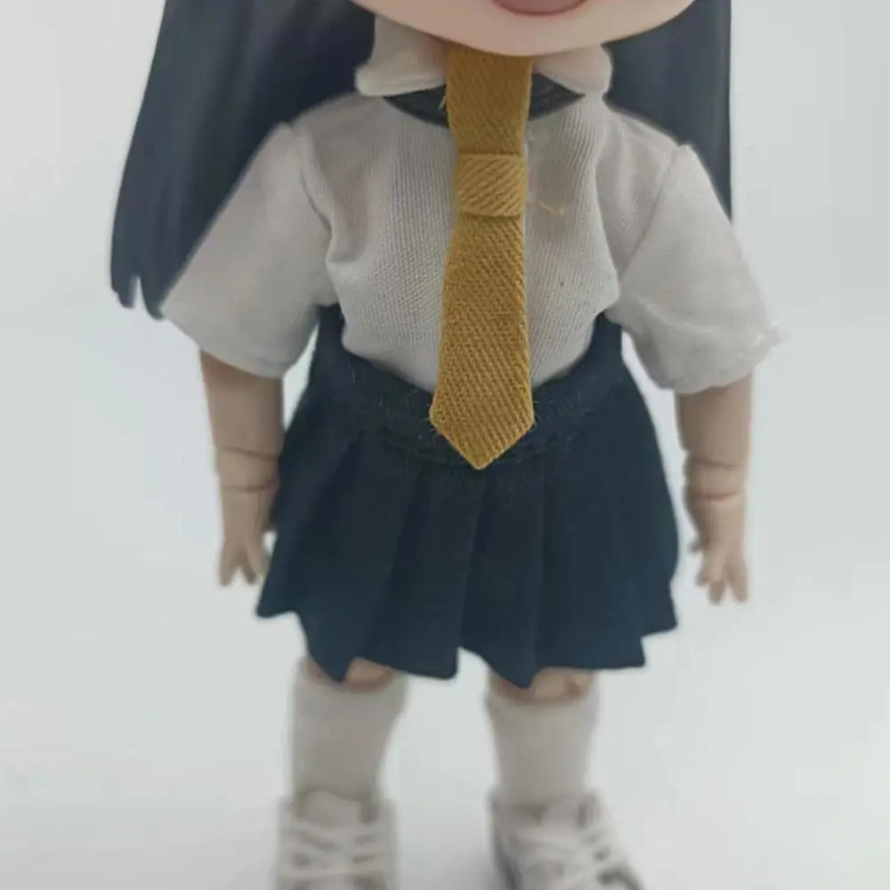Clothes Bow Ties for 1/11 OB11 Dolls DIY Doll Clothing Decorations Doll Shirt Uniform Bow Tie Accessories for 1/12 Bjd Dolls