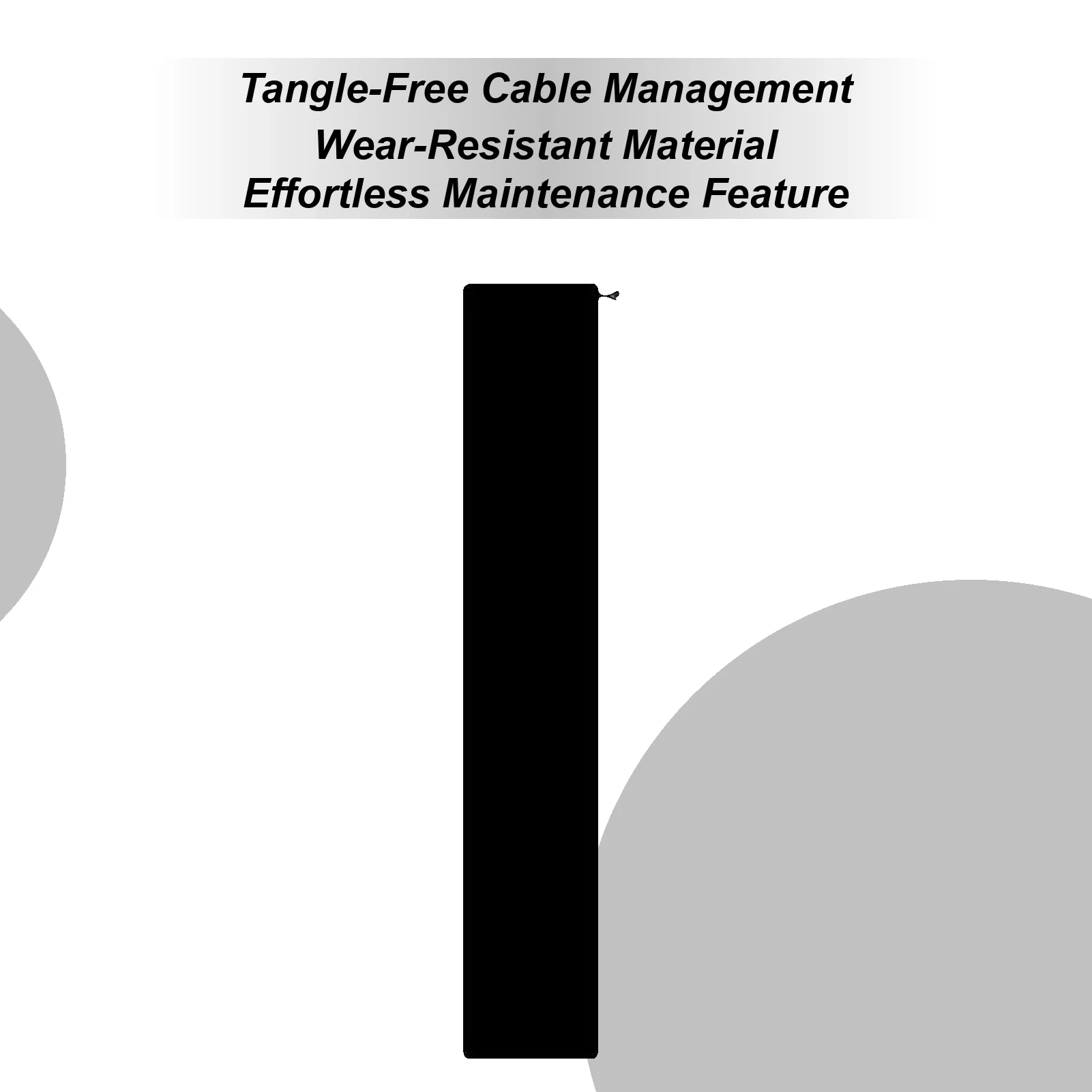 ジッパー付きリギングスリーブ-48-インチ-ジッパー付きプロテクター-ブラック-トローリングモーターケーブルプロテクター-ボートマリン船外機釣り具用