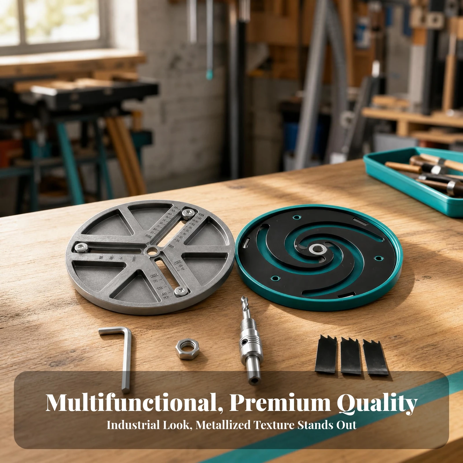 

Adjustable Hole Opener Scale Marked Adjustable Hole Saw Complete Set Easy Adjustment