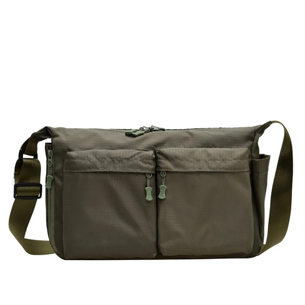 Nylon-Umhängetaschen, große Kapazität, Design mit mehreren Fächern, einzelne Schultertasche, leicht, lässiger Stil, Tragetasche mit mehreren Fächern. – Detail 9