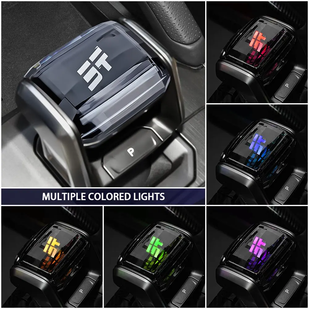 For Chery Jetour Traveller T2 2023 2024 Car Crystal Handle Gear Shift Knob with LED Light Jetour T2 Accessories