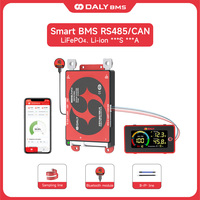 Daly Smart BMS 8S 24V Lifepo4 4S 12V 16S 48V 100A BMS BT RS485 CANBUS Display Screen LCD CANBUS 18650 Battery BMS
