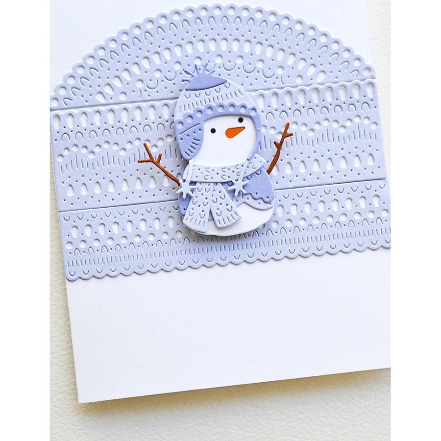 Lucky Goddess Metal Cutting Dies Nordic Border Set Diy Scrapbooking Photo Album Decorative Embossing Paper Card Crafts