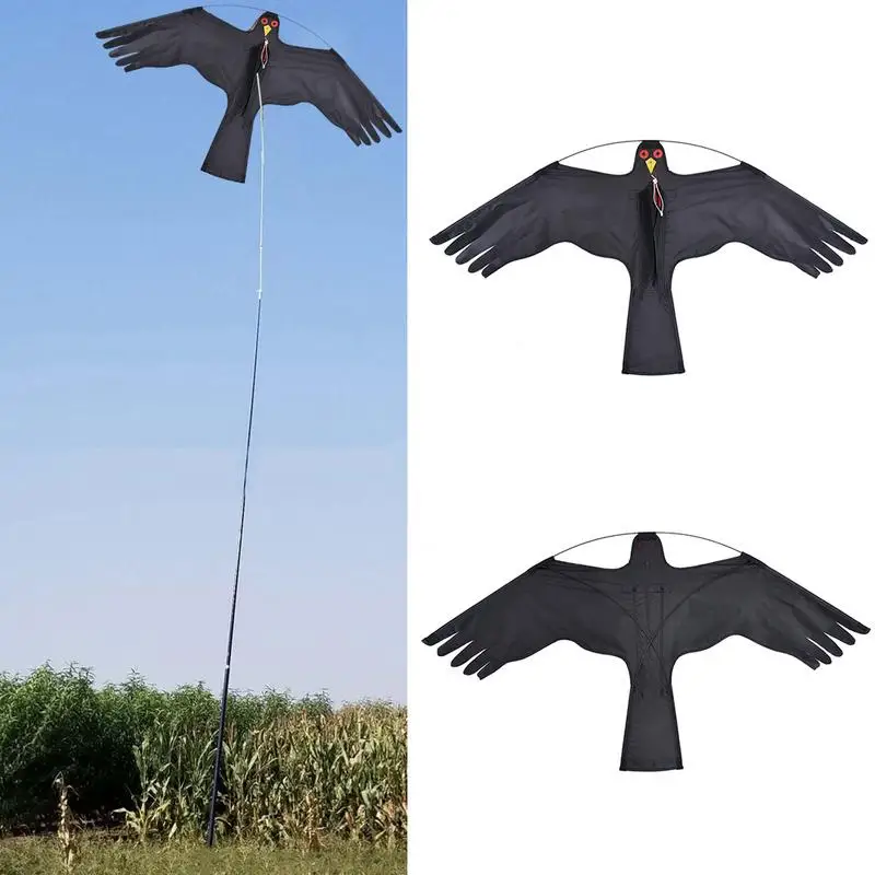 

Bird Repelling Eagle Kite With 2M Kite Lines Large Eagle Kites Scarecrow Decoy For Farm Garden Pests Bird Repellent