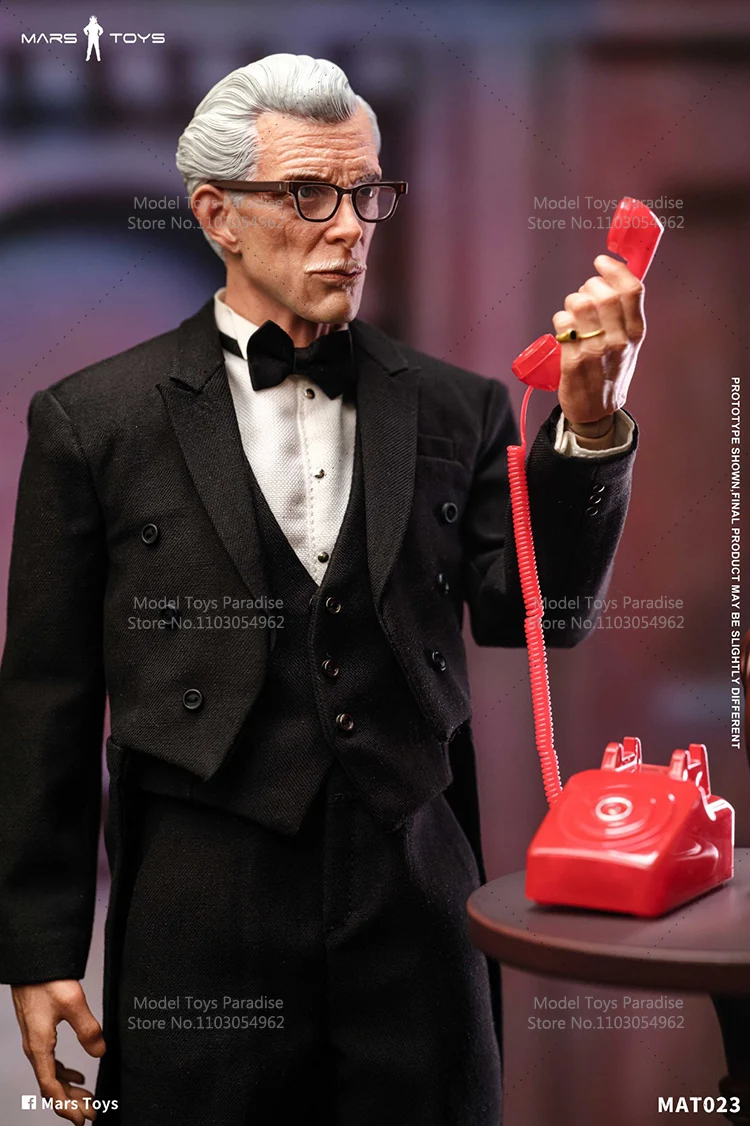 ألعاب المريخ الأصلية MAT023 1/6 ألعاب قابلة للجمع ألفريد بينيورث بطل السوبر باتمان بتلر الجندي 12 ''عمل نموذج لجسم الهدايا