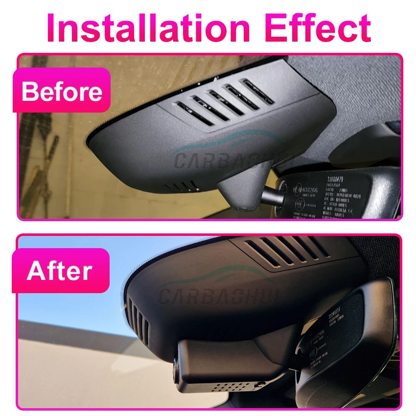 4K UHD Car DVR Wifi Dash Cam Camera Video Recorder Easy Installation For Volvo V40 V60 V90 S60 S90 XC40 XC60 XC90 C40 Polestar 2