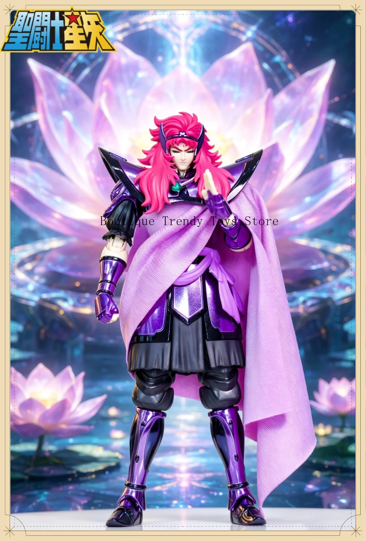 

In Stock MST Saint Seiya Cloth Myth EX Agora Lotos Peacock The Bond Between Lotos and Peacock Action Figures