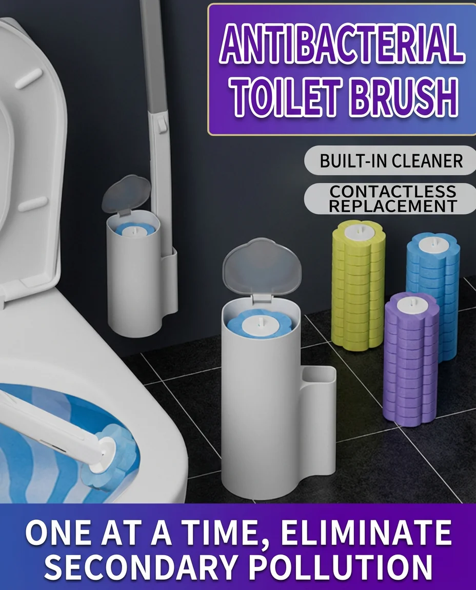 طقم تنظيف المرحاض المثبت على ا - مراجعة Home Bathroom Cleaning Kit وسعره