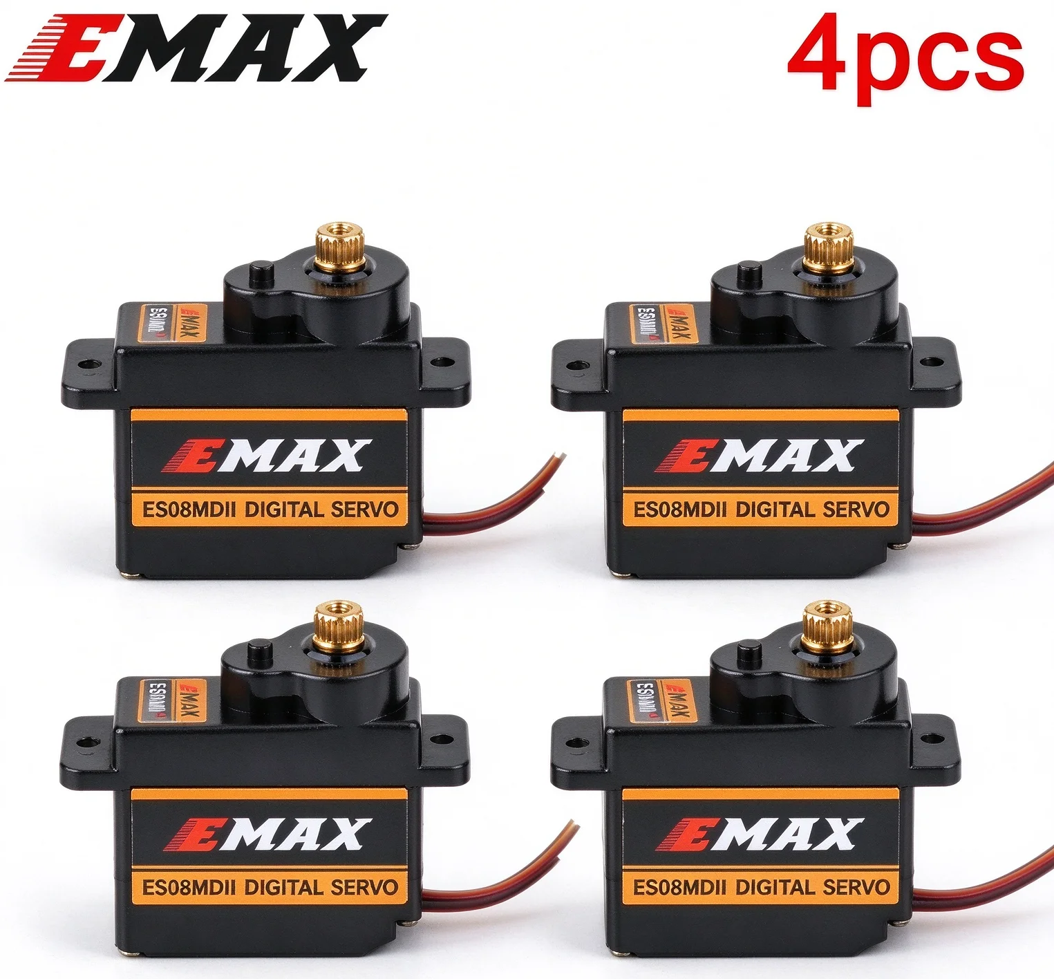 2026 EMAX ES08MDII ES08MD II Metal GEAR Digital Servo up sg90 ES08A ES08MA MG90S TREX 450 Helicopter Airplane Rc Robot