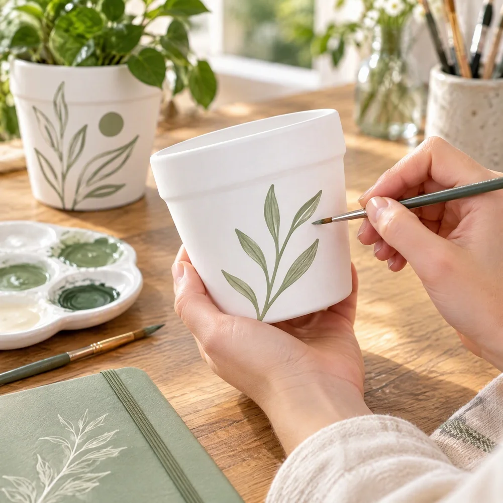 12 Piece Plastic Flower Pot Set 7.8 x 6.8 cm for Indoor Plant Starters Terrarium Components and Tabletop Gardening