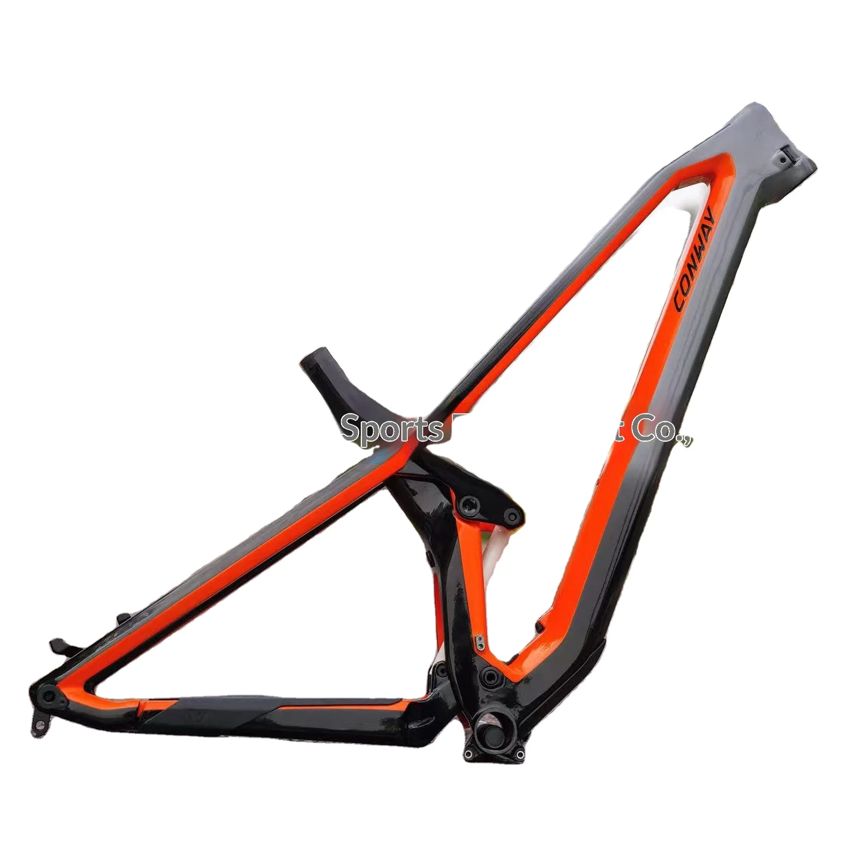 Low Price CONWAY  Carbon Fiber Mountain Bike Disc Brake Soft Tail Endure Shock Absorption Off-road 27.5/29 Inch Wheel Size
