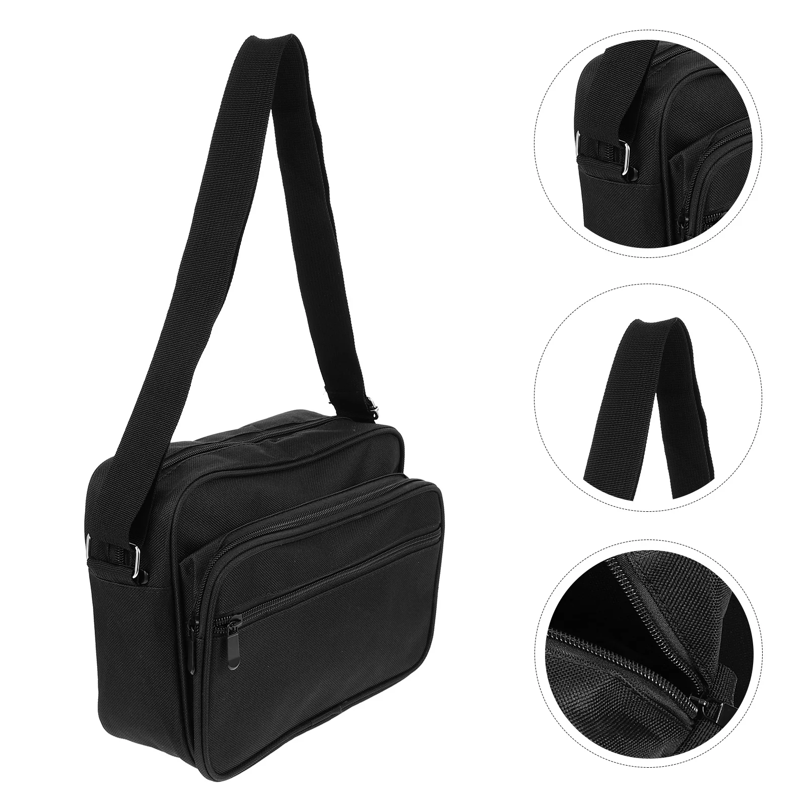 Borsa per attrezzi multifunzionale Cinghia regolabile in tela resistente per elettricista Falegname Riparazione Borsa a tracolla per il trasporto