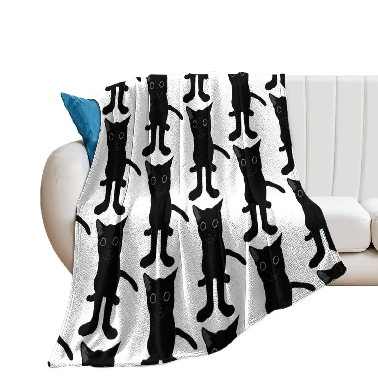 

Big foot baby jinx Throw Blanket funny gift Bed linens Thin Blankets