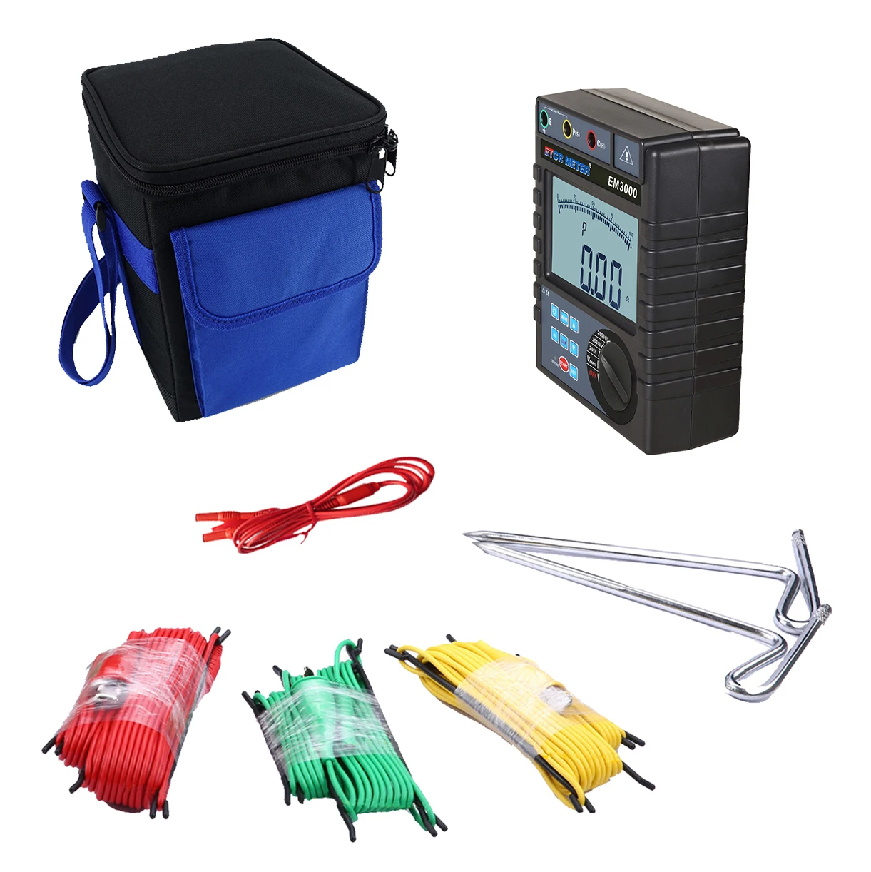 ETCR EM3000 Harga Pabrik Multimeter Digital 0,01ohm ~ 2000ohm Meteran Ketahanan Bumi Digital Penguji Listrik