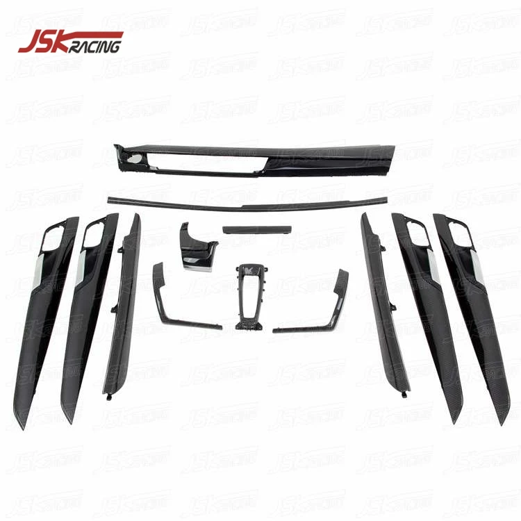 2014-2016 CARBON FIBER INTERIORS TRIMS (13 PCS) for BMW X SERIES X5 F15 (WRAPPER CARBON)