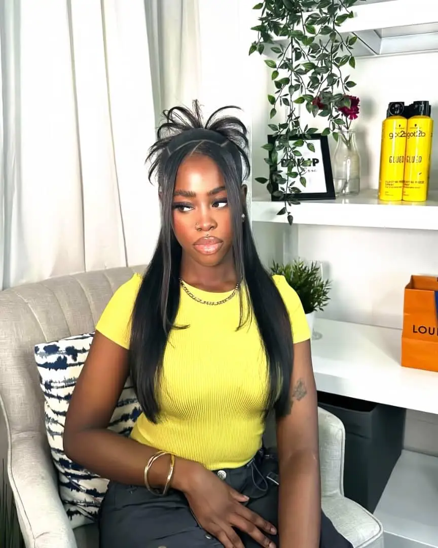 

Парик из 100% натуральных человеческих волос, 250 плотности, 30-40 дюймов, прямые как кость, с HD-кружевной фронтальной частью 13x6 и предварительно выщипанной линией роста волос 13x4, для чернокожих женщин.