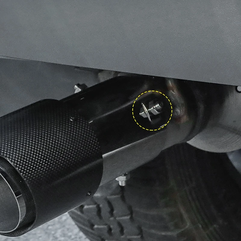 1 قطعة سيارة الفولاذ المقاوم للصدأ ماسورة العادم اكسسوارات المحدثة لتويوتا لاند كروزر 250 برادو Lc250 2024 2025