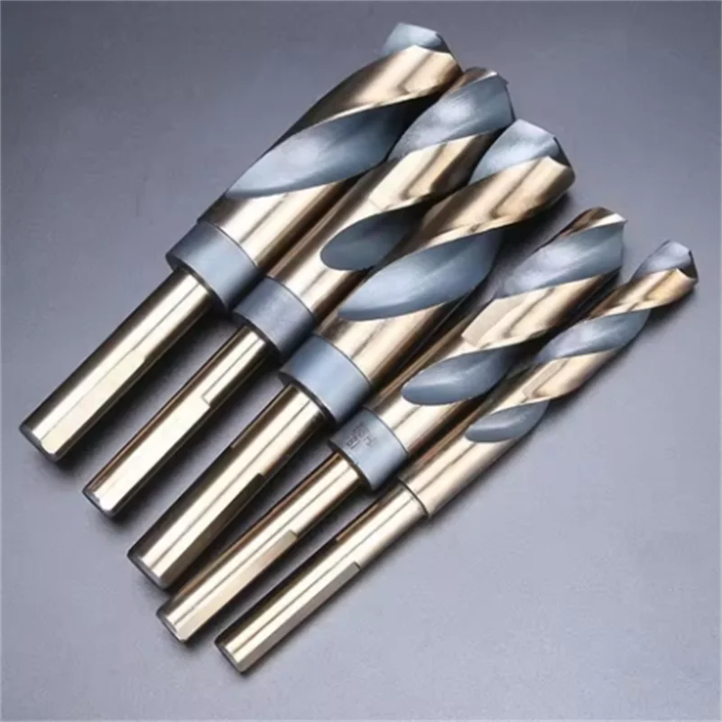 150mm HSS Twist Drill Bit Set Reduced Shank 15/16/17mm 0.39-1/2 Inch Stainless Steel Metal Drilling Bit Set for Industrial Use