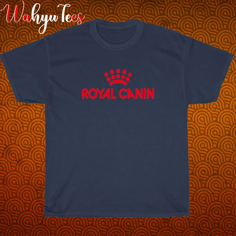 New Shirt Royal Canin Pet Food Logo Black/Navy/Grey/White T-Shirt Size S-5XL