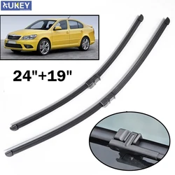 Xukey Front Windshield Wiper Blades For Skoda Octavia A5 1Z MK2 24