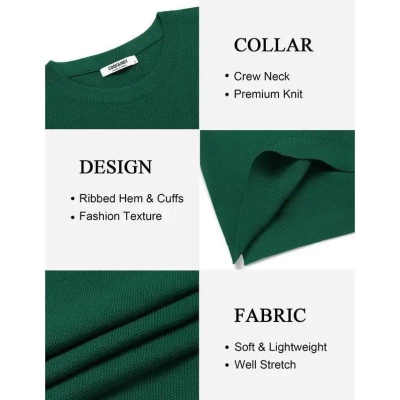 

Мужской вязаный свитер G 277 Sle Coolmax Fiber Collar Nine Sve Length Thiened Winter Ciwalk Inner Wear