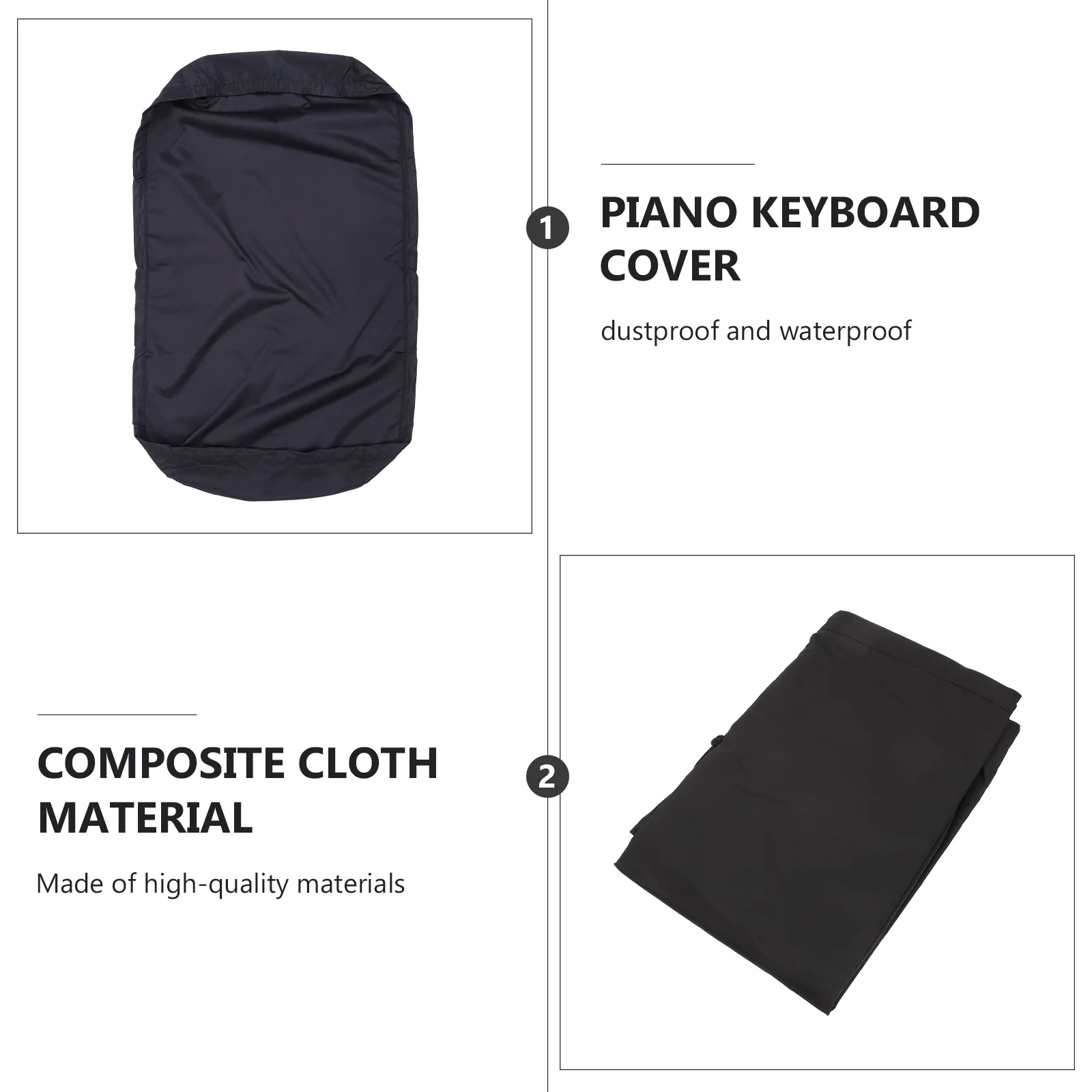 

Labels Piano Keyboard Cover Swaterproof Fabric (composite Cloth) Electronic Bag