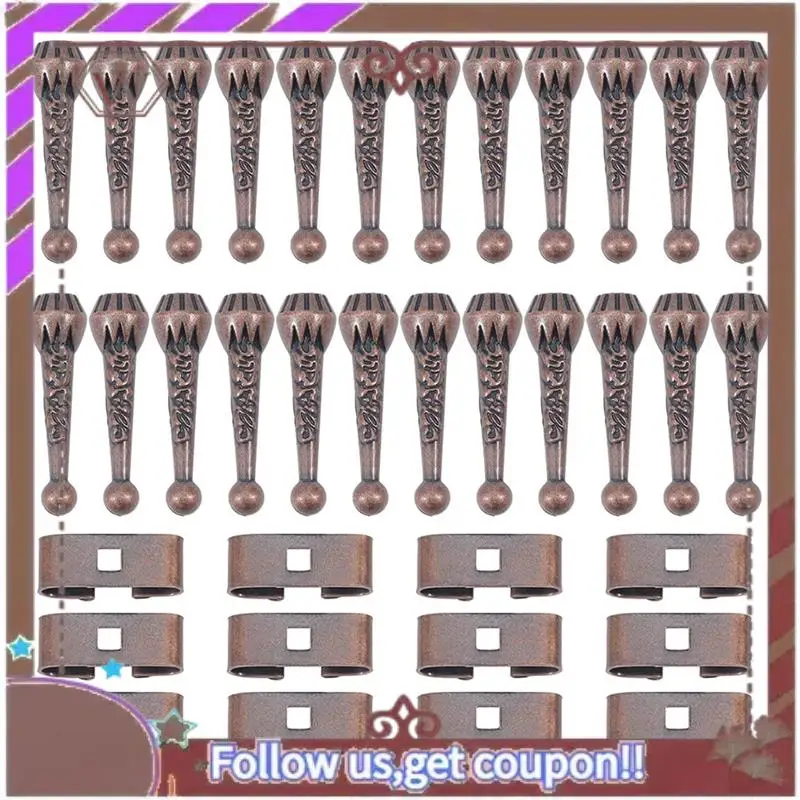 

A95D-36 шт., 2 стиля, комплект фурнитуры для галстука-боло, наконечники шнура из сплава, боло для рукоделия, декор одежды