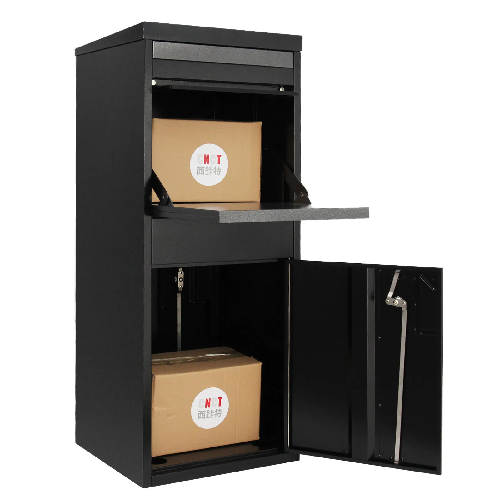 Parcel Box Mailbox Large Letter Box Stainless Steel Manufacturer Outdoor Secure Apartment Built In Parcel Delivery Box