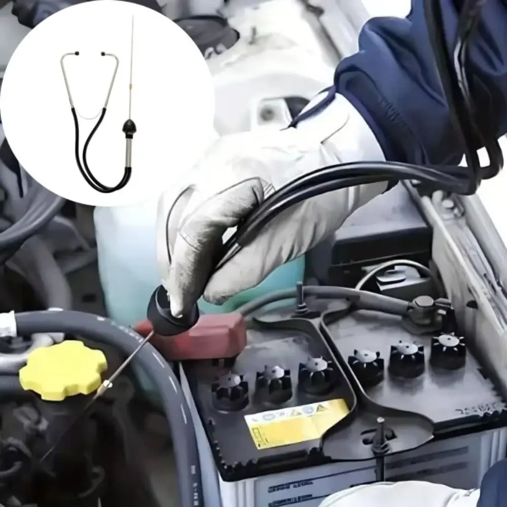 Stainless Steel Auto Cylinder Stethoscope Professional Diagnostic Mechanics Stethoscope Car Engine Diagnostic Tool Car Engine