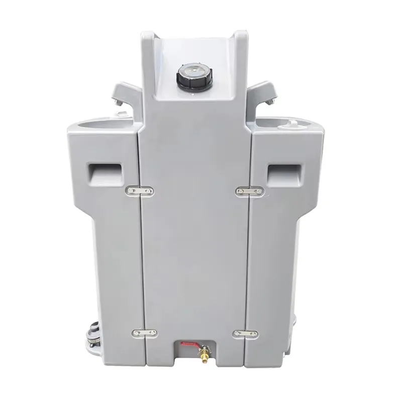 Foot operated sink wash basin with wheels for 2 people Portable outdoor sink