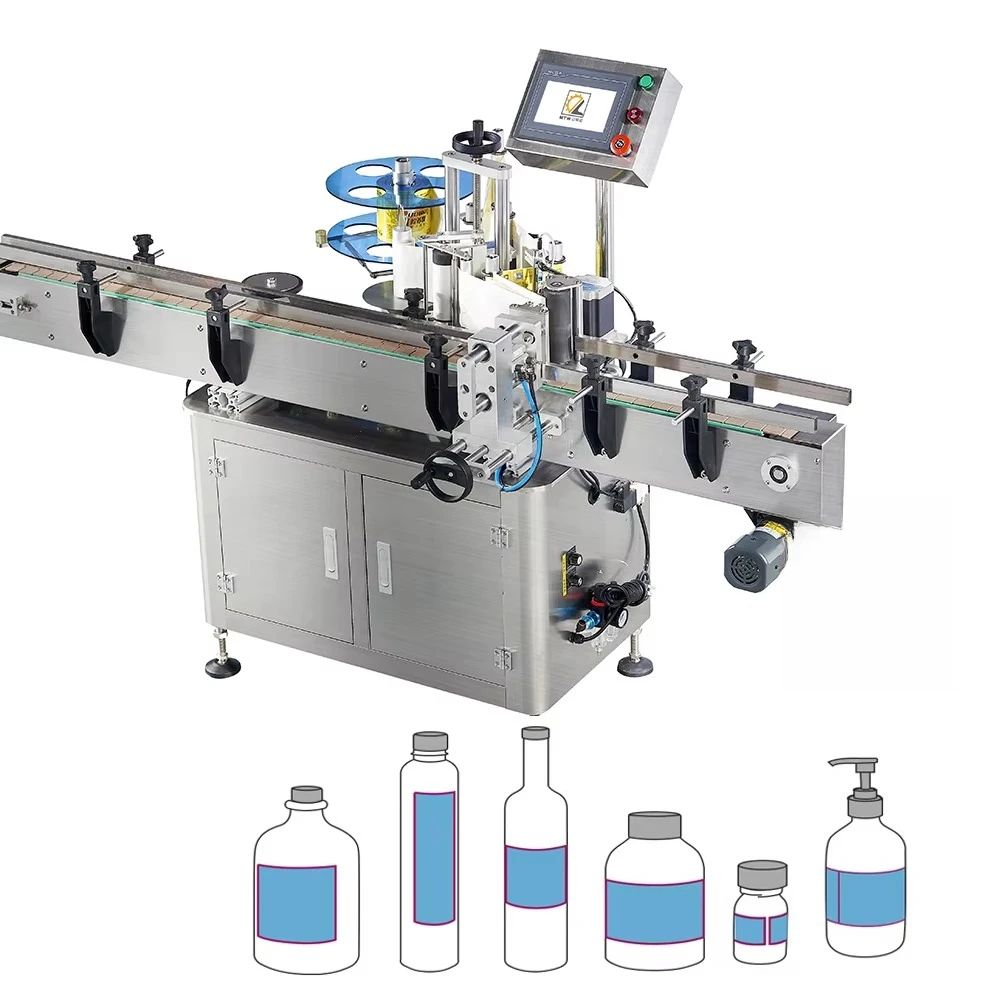 Automatic Liquid Detergent Capping Labeling Sealing Machine Gel Cream Liquid Soap Diving Nozzles  Line Shampoo Filling Machine