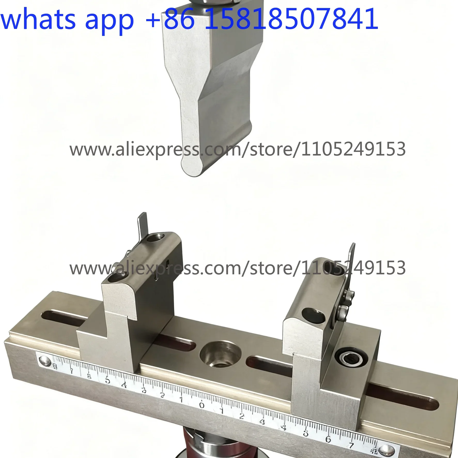 Three-point bending plastic compression non-metallic fixture bending test aid