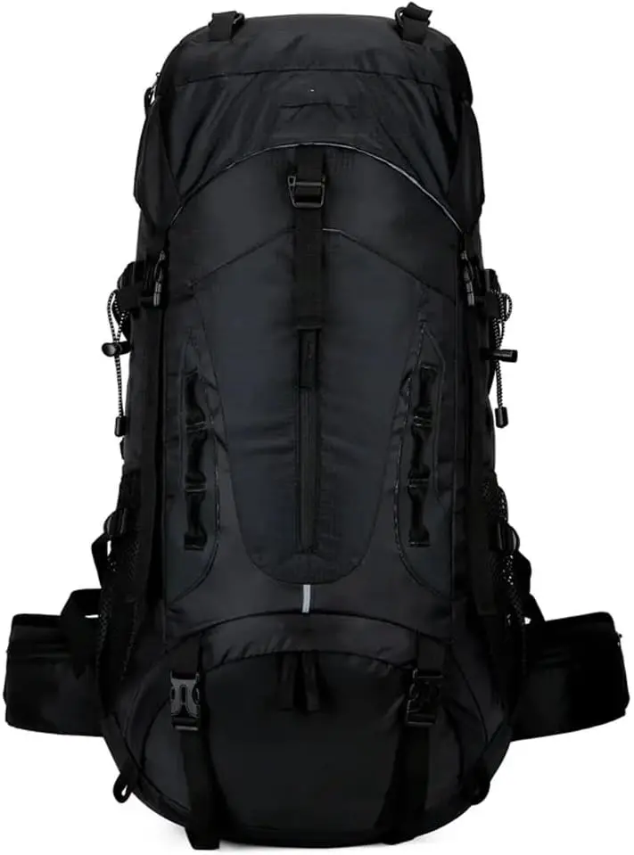 70L Camping Backpack Climbing Rucksack Large Hiking Storage Pack Outdoor Mountaineering Sports Shoulder Bags
