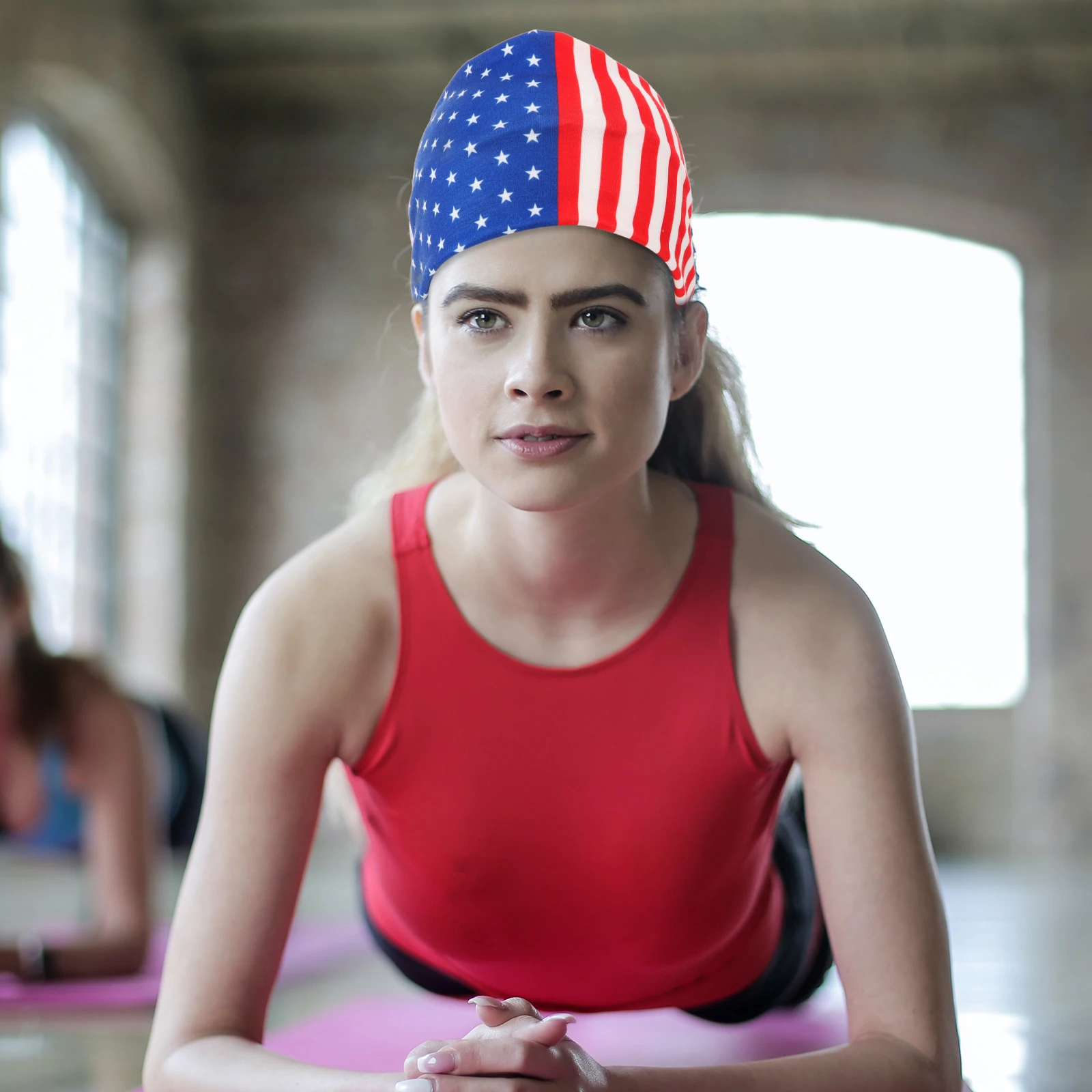 

2pcs Hair Headbands for Women Sports Workout Yoga Running Elastic Stretchy Breathable Spandex Polyester Headband Accessories