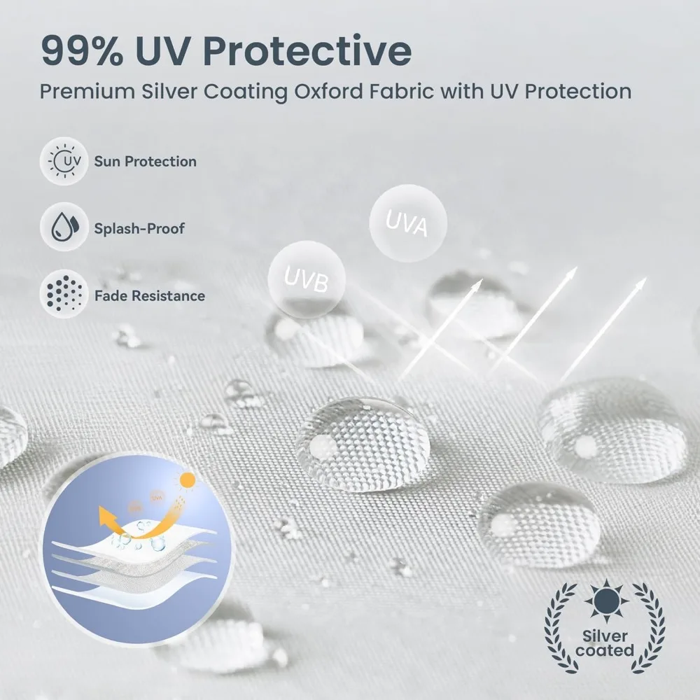 خيمة بمظلة منبثقة فورية مقاس 10 × 10 مع إعداد دفع واحد للشاطئ والمناسبات - سقف بفتحات تهوية، مساحة تخزين سهلة، مثالية للظل الخارجي