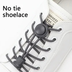 1 Pair No Tie Shoelaces for Sneakers Elastic Shoe Laces Without Tying Round Rubber Bands Lazy Shoes Lace Sport Shoestrings