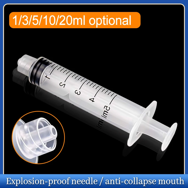 

1 мл/3 мл/5 мл/10 мл/20 мл одноразовый пластиковый шприц для заправки измерения питания инструменты винтовой шприц