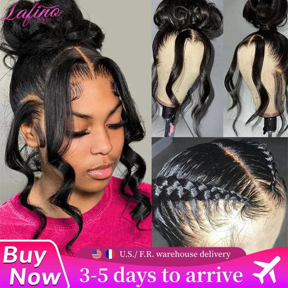 

Lafino Wig Hidden Strap Drawstring Wig 360 Lace Front Wigs Human Hair 230 Density Body Wave Frontal 360 Full Lace Human Hair Wig
