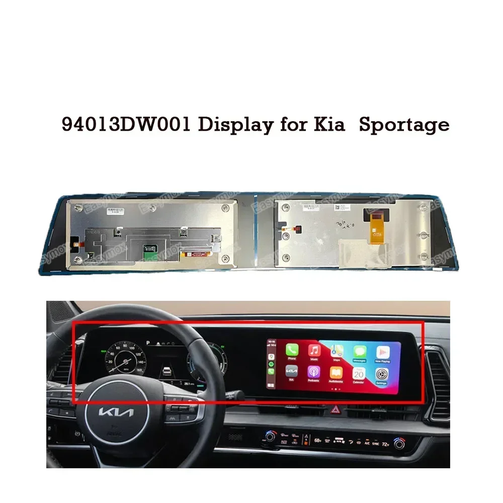 LCD Display for KIA Sportage 2023 2024 Dash Instrument Cluster and Navigation GPS Gauge Speedometer Radio C313MAR01.0 94013DW001