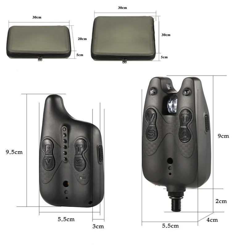 High Quality Aluminum Bite Detectors Adjustable Bite Alert Multiple Scenes