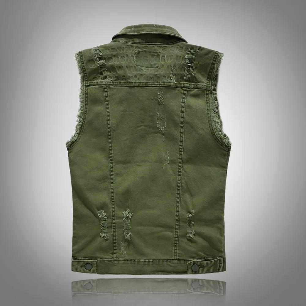 New Fashion Men Green Casual R - Men'S Fashion Vest With Jeans บทวิจารณ์และราคา