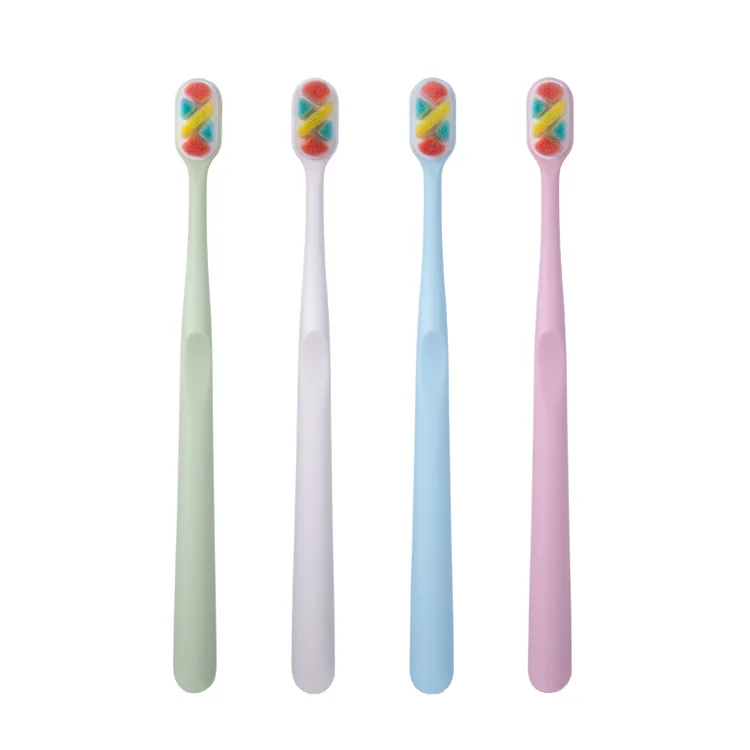 4pcs Personal Environmental Protection Toothbrush for Oral Health, Soft Bristle Wood Handle Toothbrush  eco friendly products