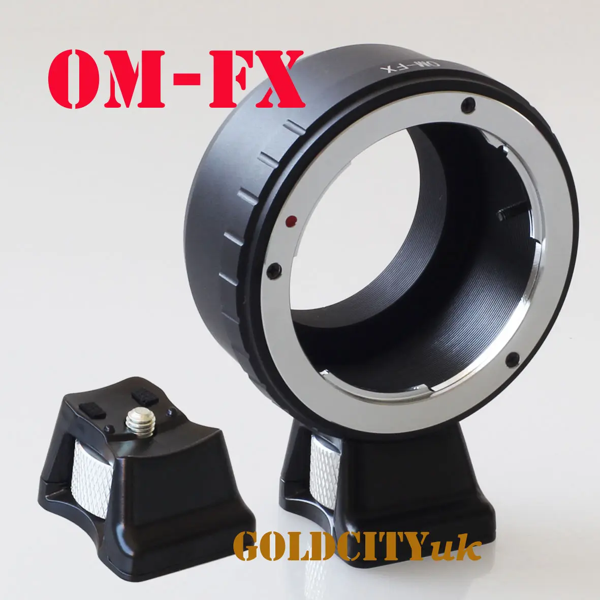 OM mount lens adapter ring with Tripod Stand for Fujifilm fuji FX X X-E2/X-E1/X-Pro1/X-M1/X-A2/X-A1/X-T1 xpro2 camera